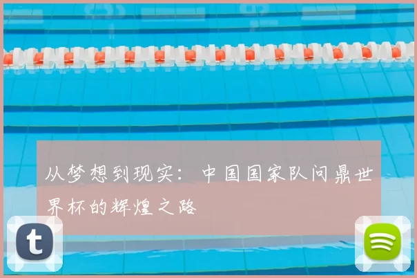 从梦想到现实:中国国家队问鼎世界杯的辉煌之路